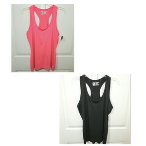 RBX Bundle 2 Performance Racerback Tank Tops Women's Size Large NEW